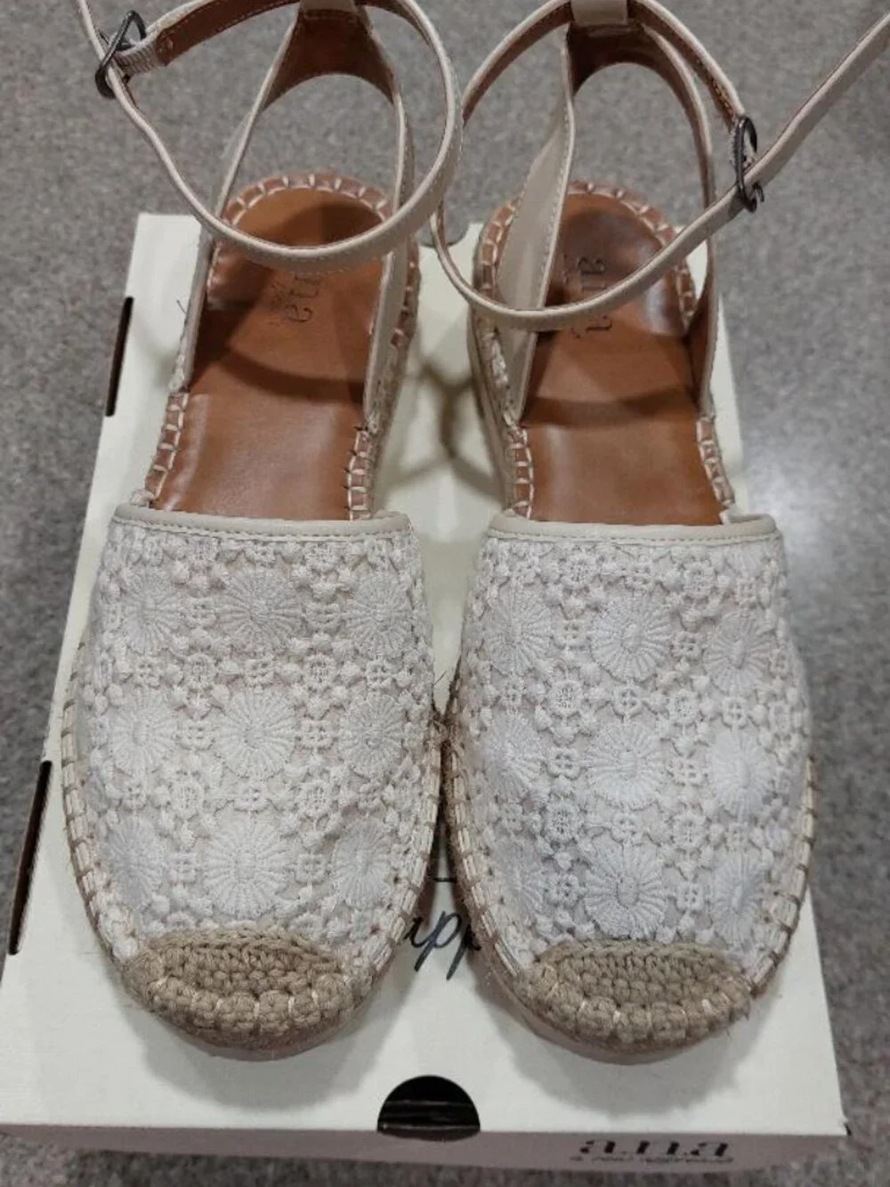 Cream Espadrilles